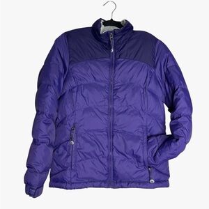 L.L. Bean Goose Down Purple Puffer Winter Jacket, size XS
